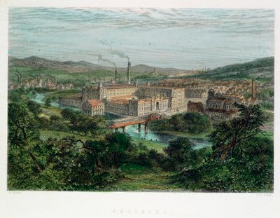Saltaire, Yorkshire, 19. század alkotó: Unbekannt