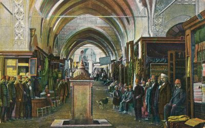 Tisztelet Konstantinápolyból – A Nagy Bazár, 1900. alkotó: Unbekannt