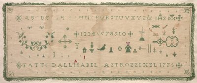 Mintavevő, 1775. alkotó: Unbekannt