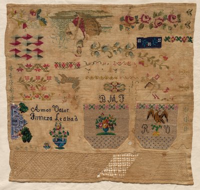 Sampler, 1800-as évek. alkotó: Unbekannt