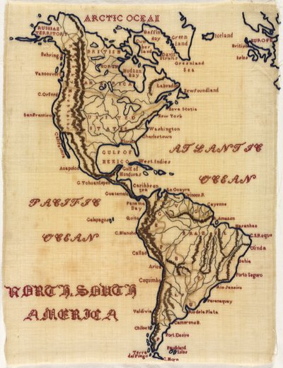 Sampler, 1800-as évek. alkotó: Unbekannt