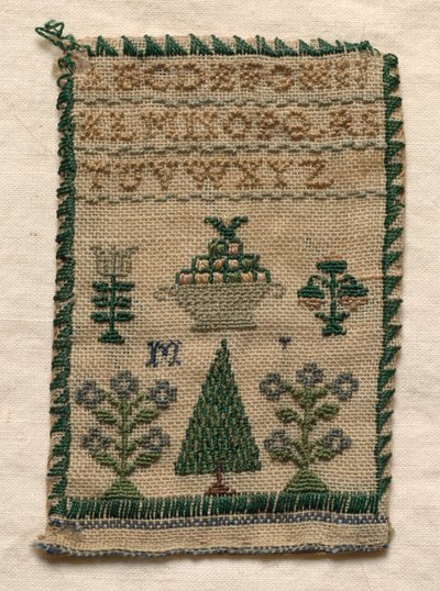 Sampler, 1800-as évek. alkotó: Unbekannt