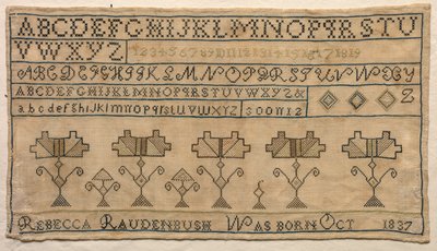 Mintavevő, 1837. alkotó: Unbekannt