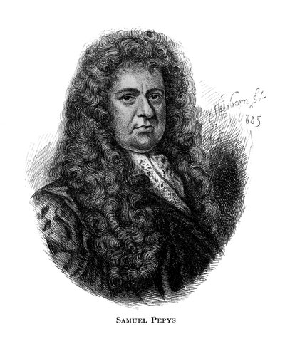 Samuel Pepys, angol naplóíró, XIX alkotó: Unbekannt