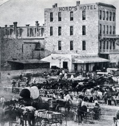 San Antonio, Texas, USA, 1876, 1954 alkotó: Unbekannt