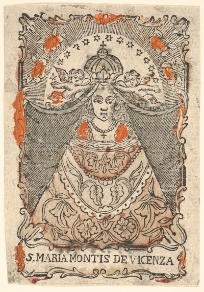 Vicenzai Santa Maria Montis. alkotó: Unbekannt