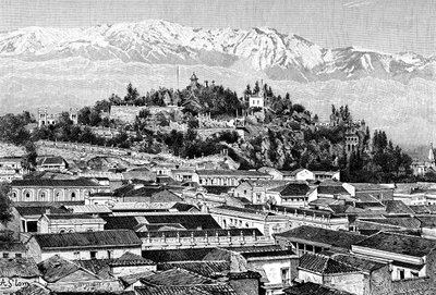 Santiago, Chile, 1895 alkotó: Unbekannt