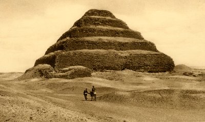 Saqqara – A lépcsős piramis, 1918-c1939. alkotó: Unbekannt
