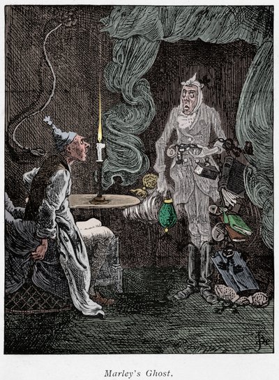 Jelenet Charles Dickens karácsonyi énekéből, 1843 alkotó: Unbekannt