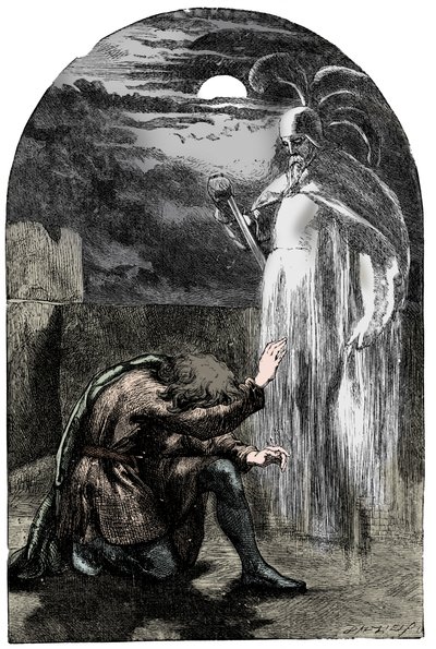 Jelenet Shakespeare Hamletjéből, XIX alkotó: Unbekannt