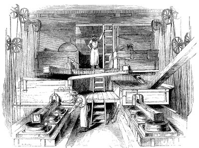 Jelenet egy Staffordshire-i kerámiagyárban, 1851 alkotó: Unbekannt