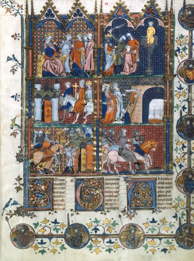 Jelenetek az első keresztes hadjáratból, 1096-1099 14. század alkotó: Unbekannt