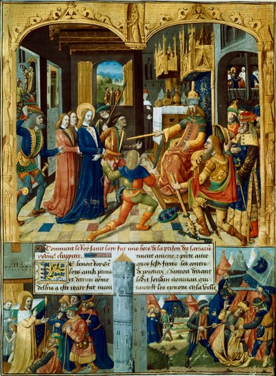 Jelenetek a hetedik keresztes hadjáratból, 1248-1254 XV alkotó: Unbekannt