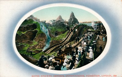 Scenic Railway, Imperial International Exhibition, London, 1909 alkotó: Unbekannt