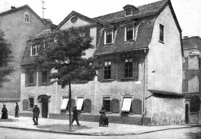 Schillers-ház, német Athén, Németország, 1922 alkotó: Unbekannt