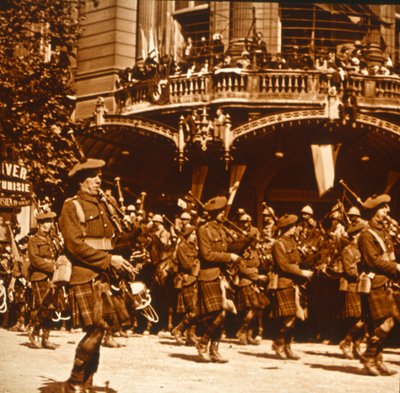 Skót katonák, 1919. július 14 alkotó: Unbekannt