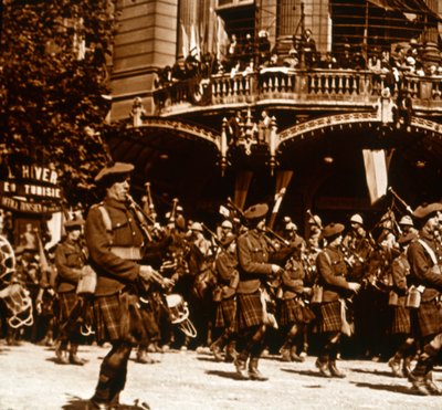 Skót katonák, 1919. július 14 alkotó: Unbekannt