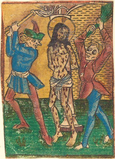 Krisztus ostorozása, c. 1490. alkotó: Unbekannt