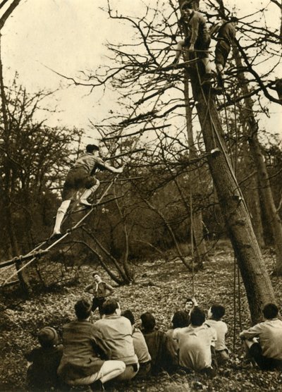 „Úttörőmunkát gyakorló cserkészek”, 1944. alkotó: Unbekannt