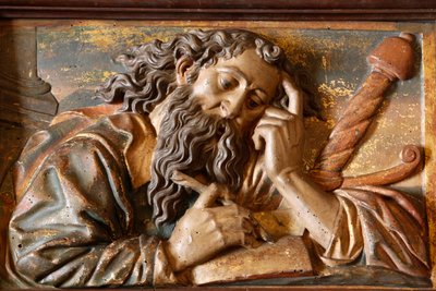 Szobor a mallorcai katedrálisban: Saint Paul, Palma, Spanyolország alkotó: Unbekannt