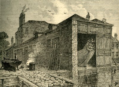 Searles Boat-Yard 1830-ban, 1878 c. alkotó: Unbekannt