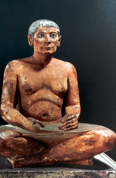 Ülő írnok, ókori egyiptomi, V. dinasztia, ie 2498-2345 alkotó: Unbekannt