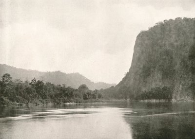 Második Defile az Irrawaddy folyón, Bhamo közelében, 1900. alkotó: Unbekannt