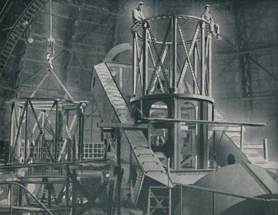 Metszetenként szerelvények A Hookers henger hatalmas acélváza, c1935 alkotó: Unbekannt