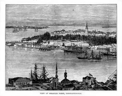 Seraglio Point, Konstantinápoly, Törökország, 19. század alkotó: Unbekannt