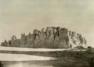 A gleccser fogazott széle Borne-foktól délre, Ross-sziget, 1908, 1909. alkotó: Unbekannt