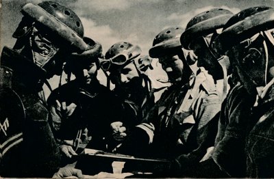 Súlyos problémákkal szembesültek a harckocsizók, c1941 1944 alkotó: Unbekannt
