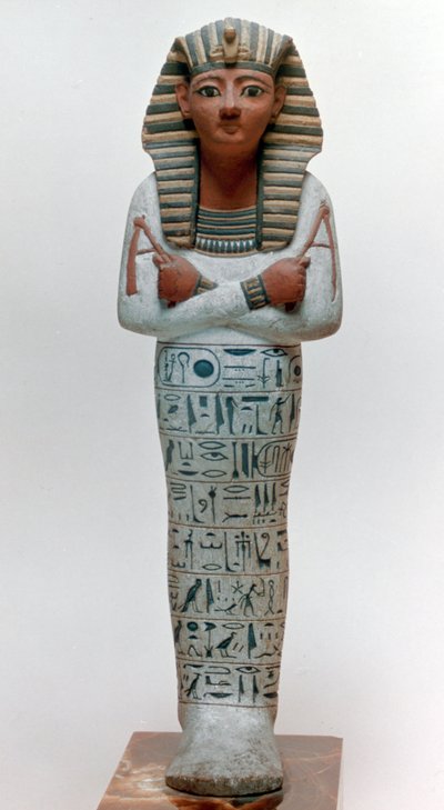 IV. Ramszesz shabti alakja, egyiptomi, 20. dinasztia alkotó: Unbekannt