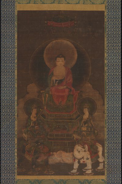 Shaka Shakyamuni Triád, 13. század. alkotó: Unbekannt