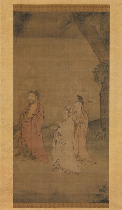 Shakyamuni jön le a hegyekből, 13. század vége-14. század eleje. alkotó: Unbekannt