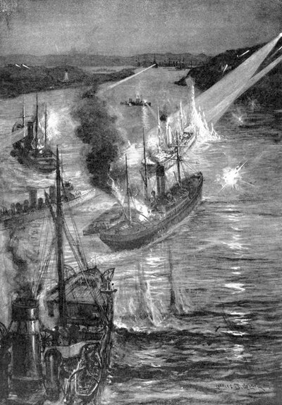 Hajócsata az orosz-japán háborúban, 1904 alkotó: Unbekannt