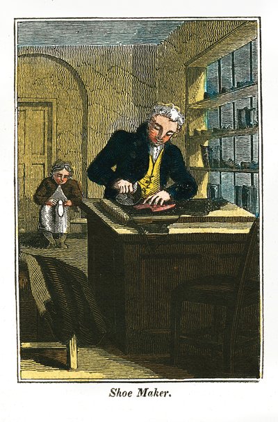 Cipőkészítő, 1823 alkotó: Unbekannt
