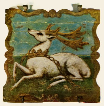 "Sign Board from the White Hart, Witley, Surrey", c1750, 1943. alkotó: Unbekannt
