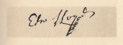 Edward Lloyd aláírása, 1712, 1928 alkotó: Unbekannt
