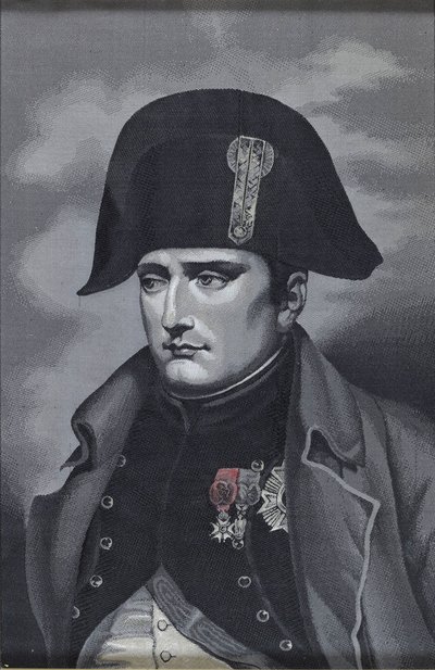 I. Bonaparte Napóleon császár selyemfonású portréja 1769-1821 alkotó: Unbekannt