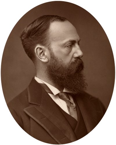 Sir Charles Wentworth Dilke, parlamenti képviselő, külügyekért felelős helyettes államtitkár, 1881 alkotó: Unbekannt