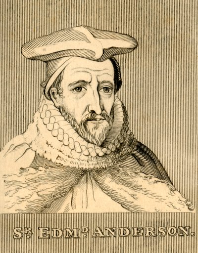 Sir Edmund Anderson, 1530-1605, 1830. alkotó: Unbekannt