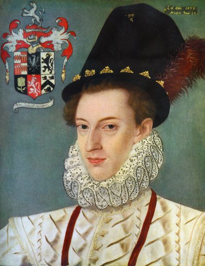 Sir Edward Hoby, 1560-1617 alkotó: Unbekannt
