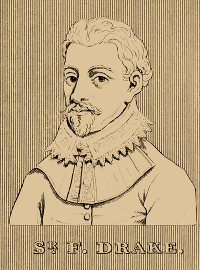 Sir Francis Drake, 1540-1596, 1830. alkotó: Unbekannt