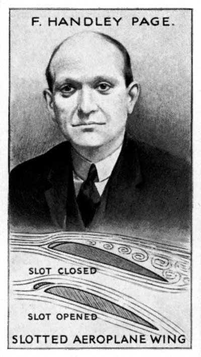 Sir Frederick Handley Page, angol iparos, 1924 alkotó: Unbekannt