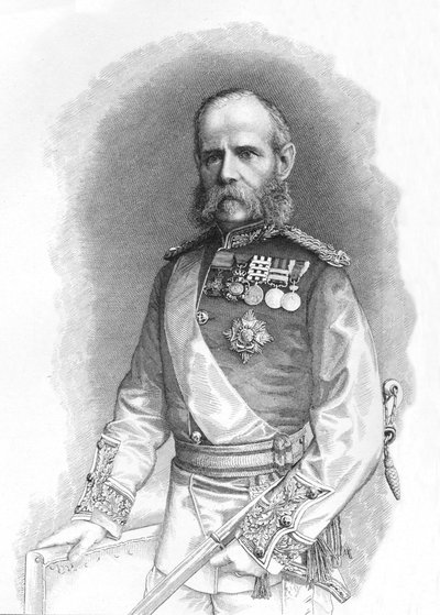 Sir Frederick Roberts, 1880 alkotó: Unbekannt
