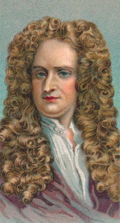 Sir Isaac Newton 1643-1727, angol matematikus, csillagász és fizikus, 1924 alkotó: Unbekannt