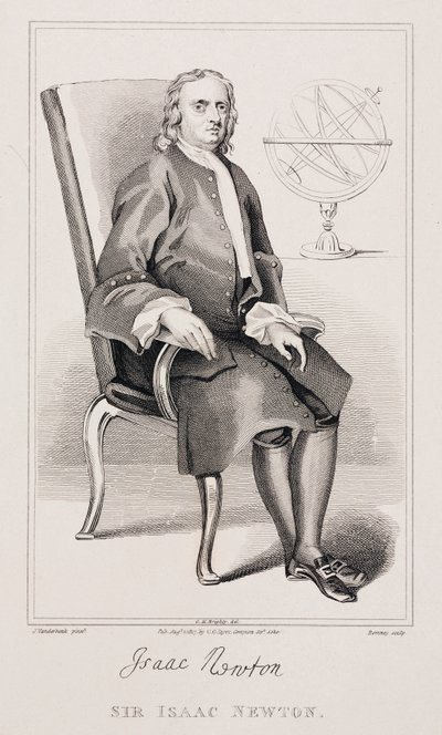 Sir Isaac Newton angol matematikus és fizikus, 1725 alkotó: Unbekannt