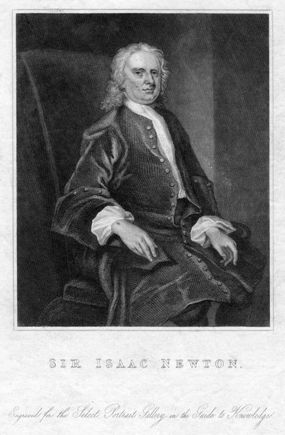 Sir Isaac Newton angol matematikus, csillagász és fizikus, XIX alkotó: Unbekannt