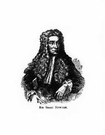 Sir Isaac Newton angol matematikus, csillagász és fizikus, XX alkotó: Unbekannt