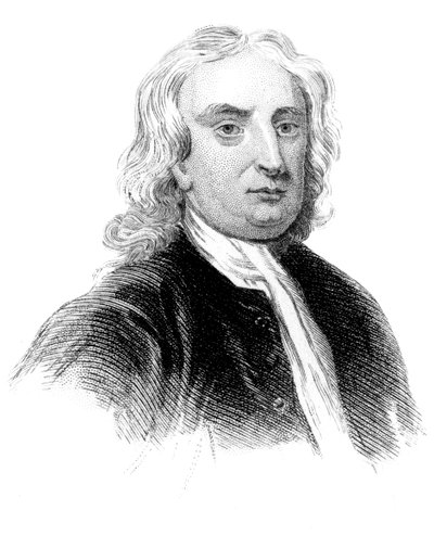 Sir Isaac Newton angol fizikus, matematikus és csillagász, 1850 alkotó: Unbekannt
